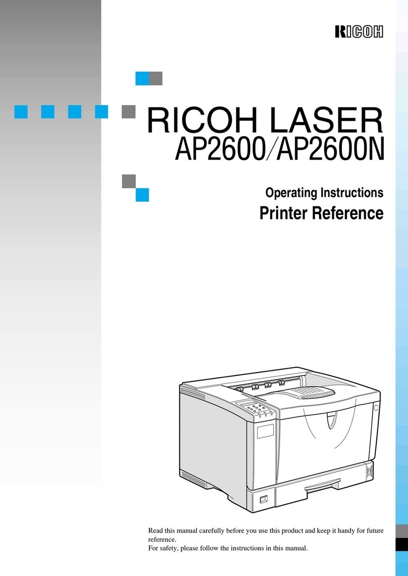 Ricoh AP2600 User manual