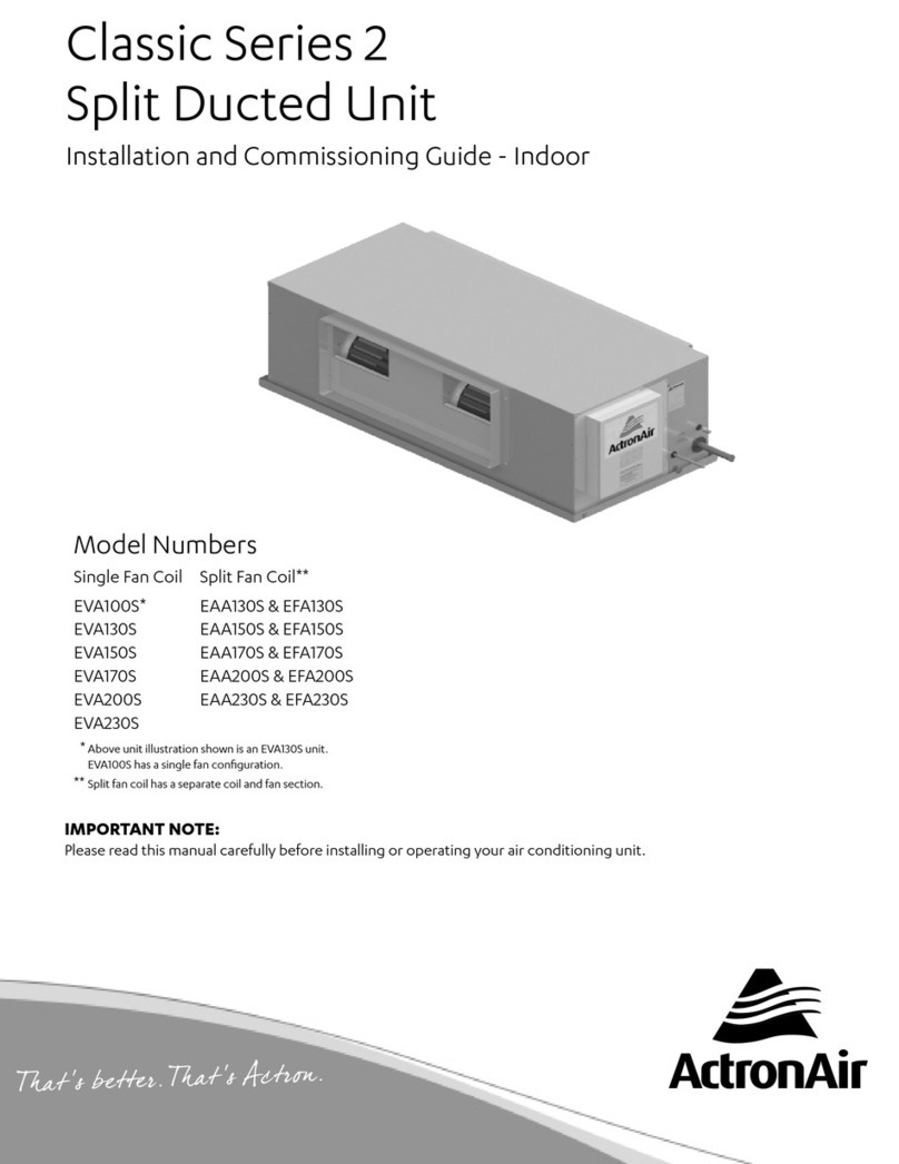 ActronAir Classic 2 Series Installation and commissioning guide