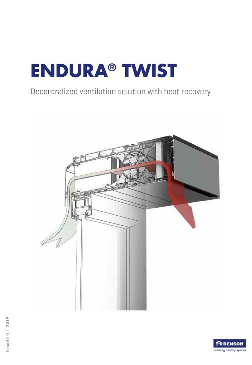 Renson Endura Twist User manual