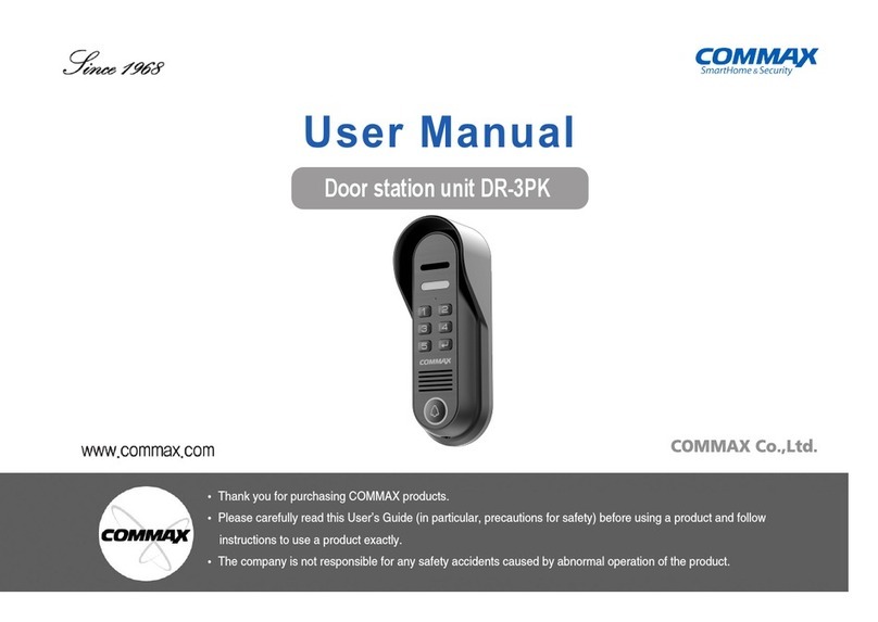 Commax DR-3PK user manual