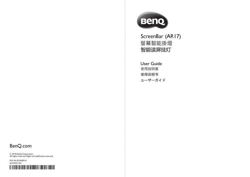 BenQ ScreenBar AR17 User manual
