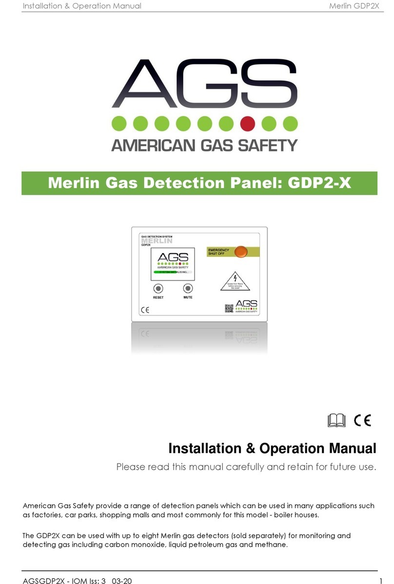 AGS Merlin GDP2X User manual