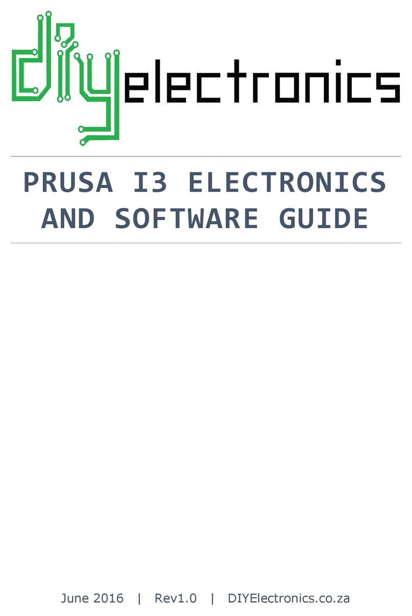 DIYElectronics PRUSA I3 ELECTRONICS AND SOFTWARE GUIDE