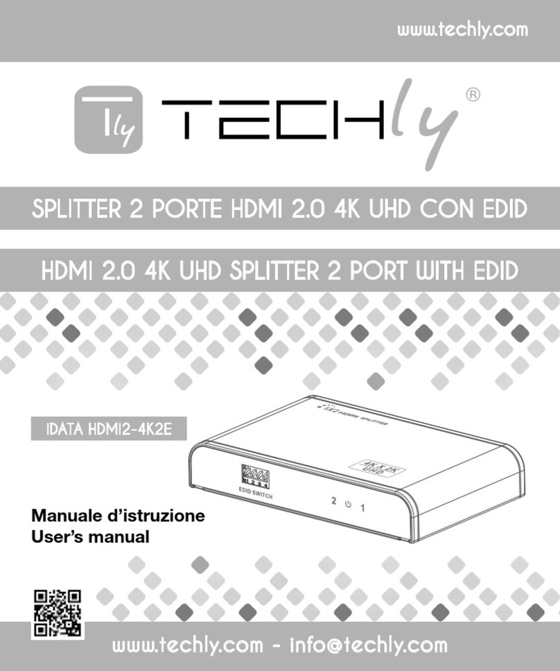 Techly IDATA HDMI2-4K2E User manual