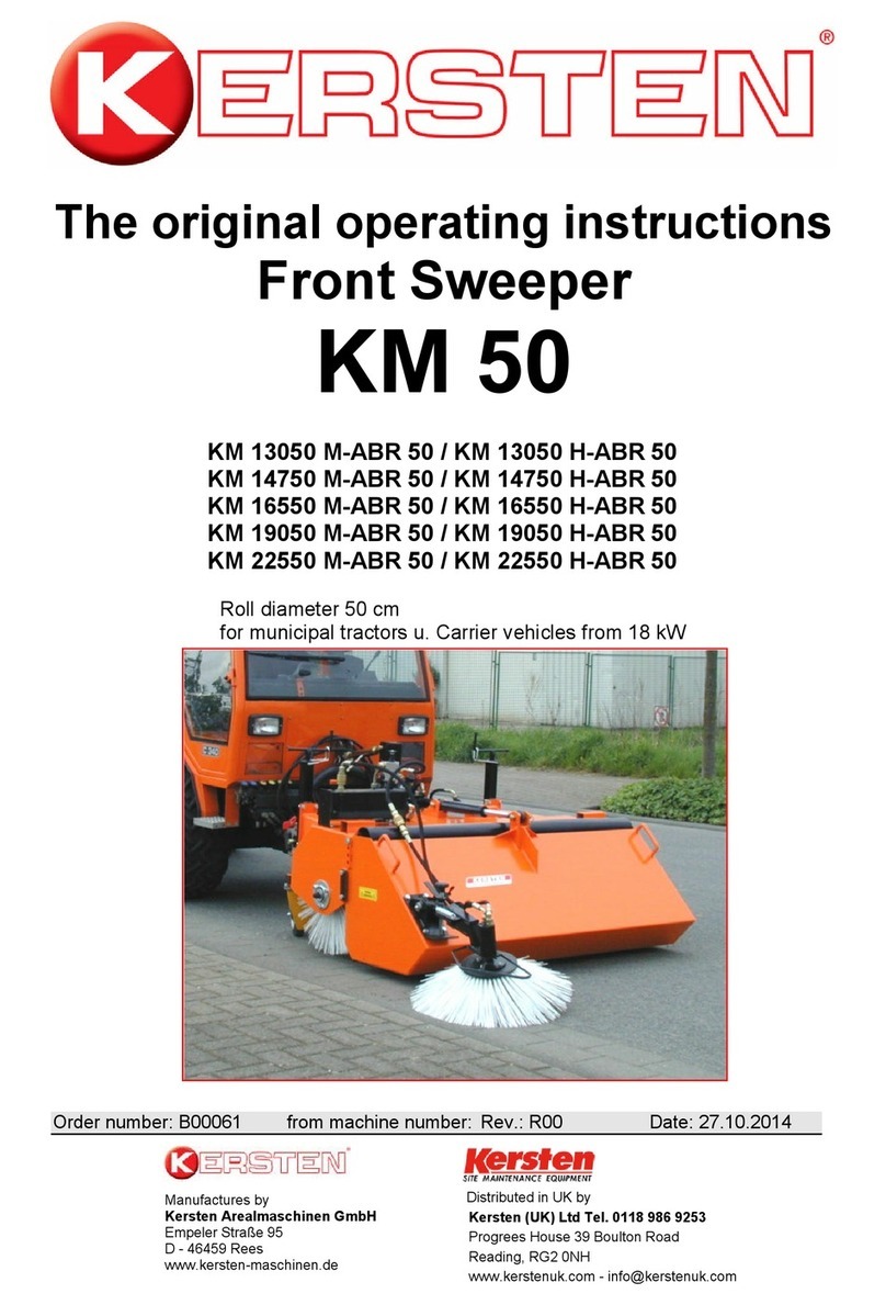 Kersten KM 50 Series operating instructions Kersten KM 50 Series operating instructions