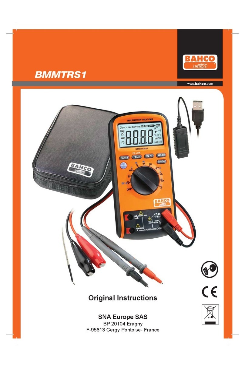 Bahco BMMTRS1 User manual