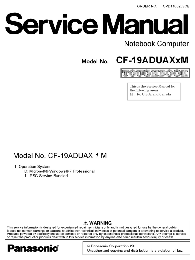 Panasonic CF-19ADUAX M Series User manual