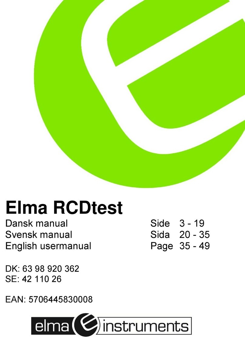 Elma Instruments FITESTpro User manual