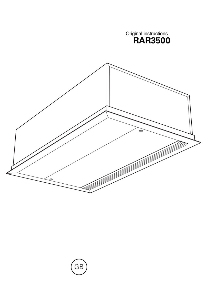 Frico RAR3500 Series User manual