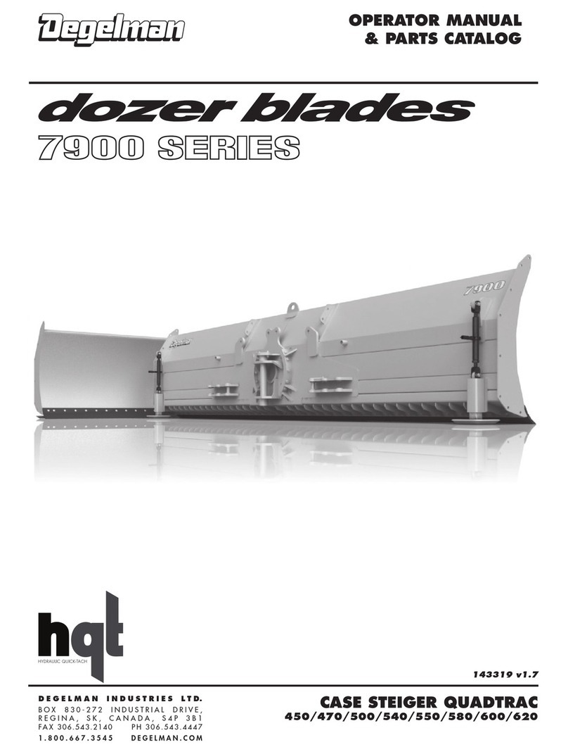 Degelman 7900 Series User manual