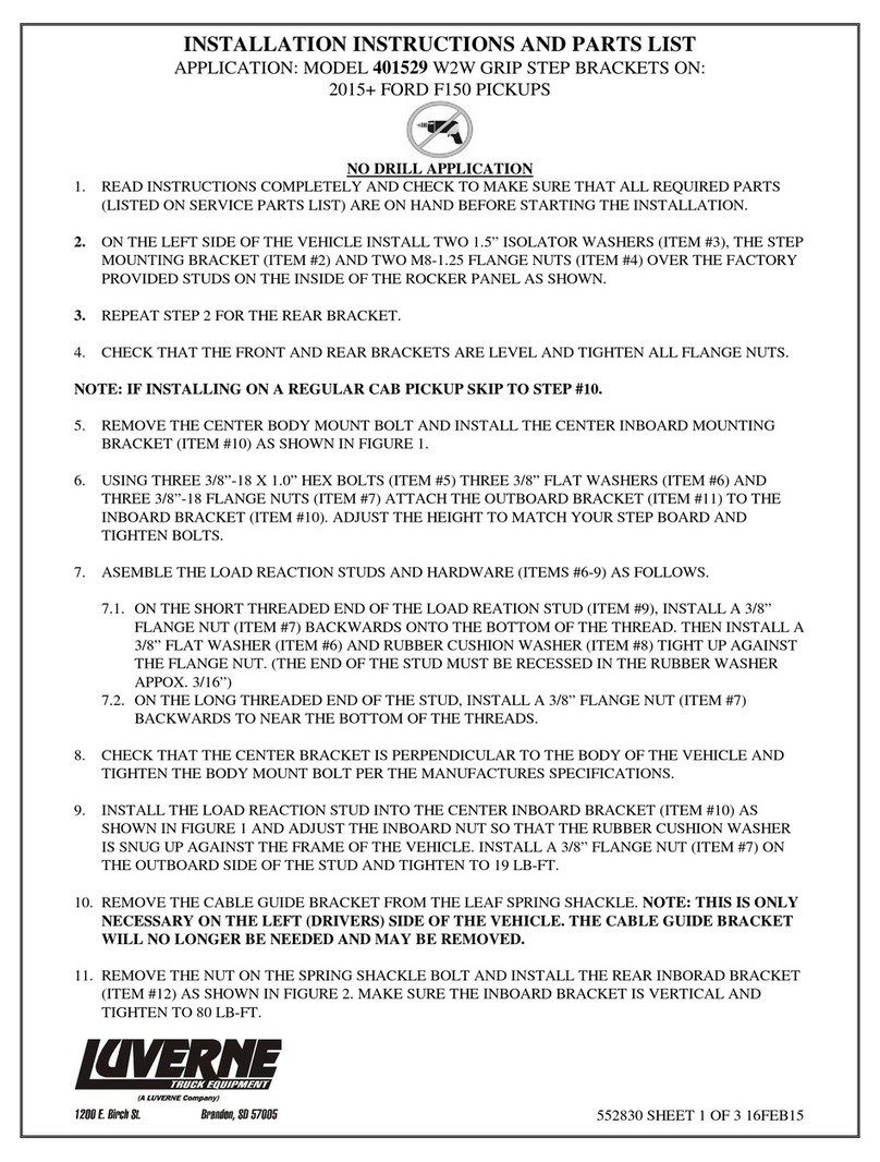 Luverne 401529 installation instructions