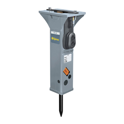 Epiroc EC Series Safety and operating instructions
