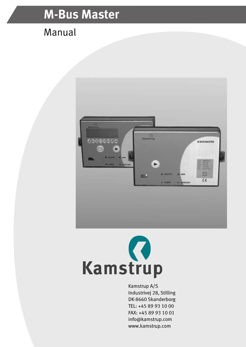 Kamstrup M-Bus manual