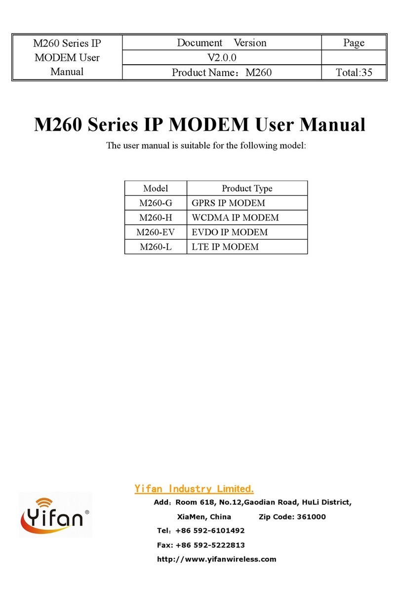 Yifan M260 Series user manual