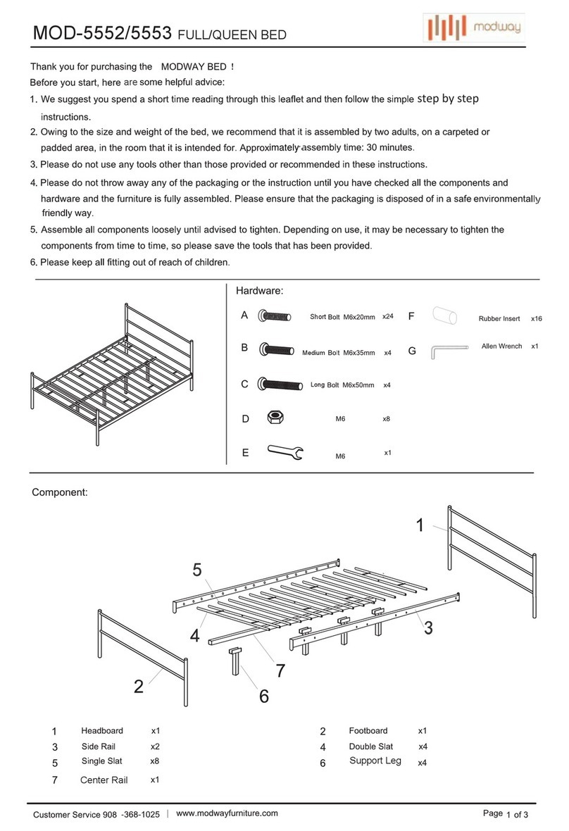 modway MOD-5552 User manual modway MOD-5552 User manual
