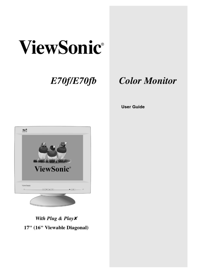 ViewSonic E70f User manual