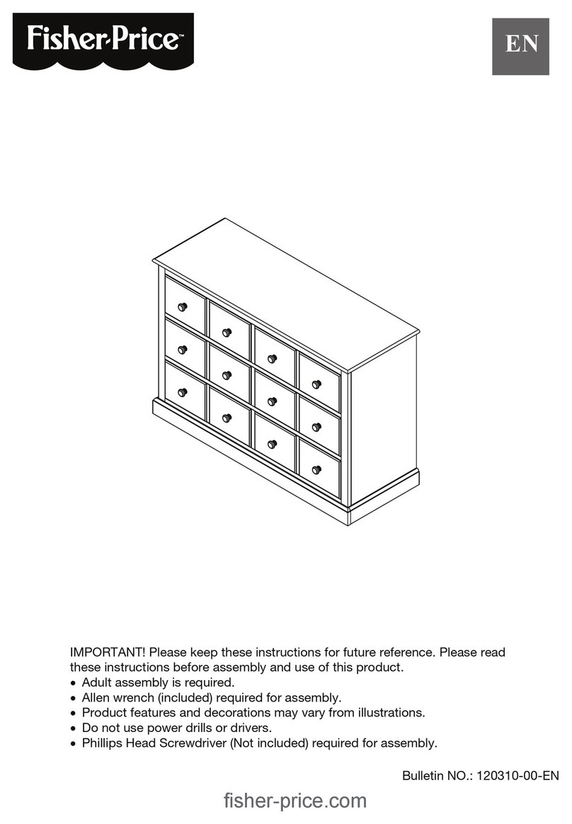 Fisher-Price Signature RTA Dresser manual Fisher-Price Signature RTA Dresser manual