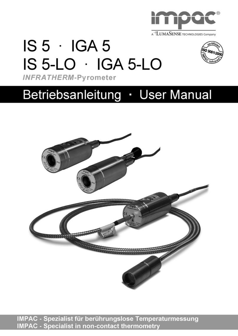 LumaSense Impac IS 5 User manual