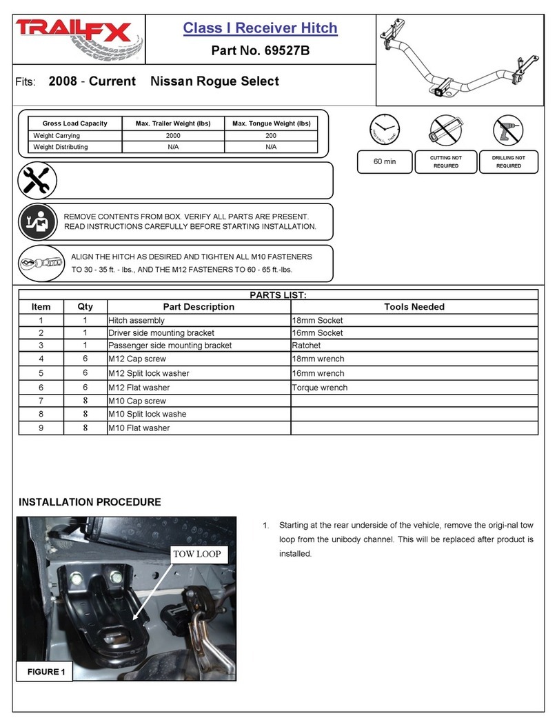 TrailFX 69527B quick guide TrailFX 69527B quick guide
