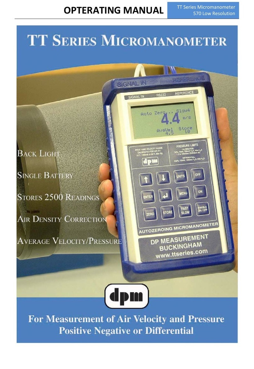 DPM TT Series operating manual