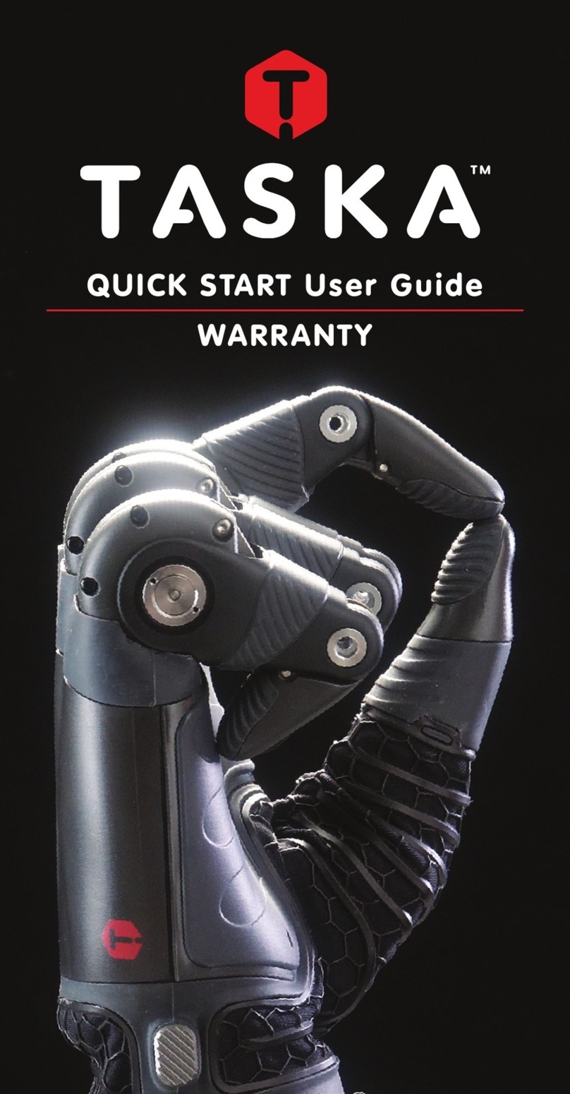 TASKA Prosthetics TASKA Quick start user guide