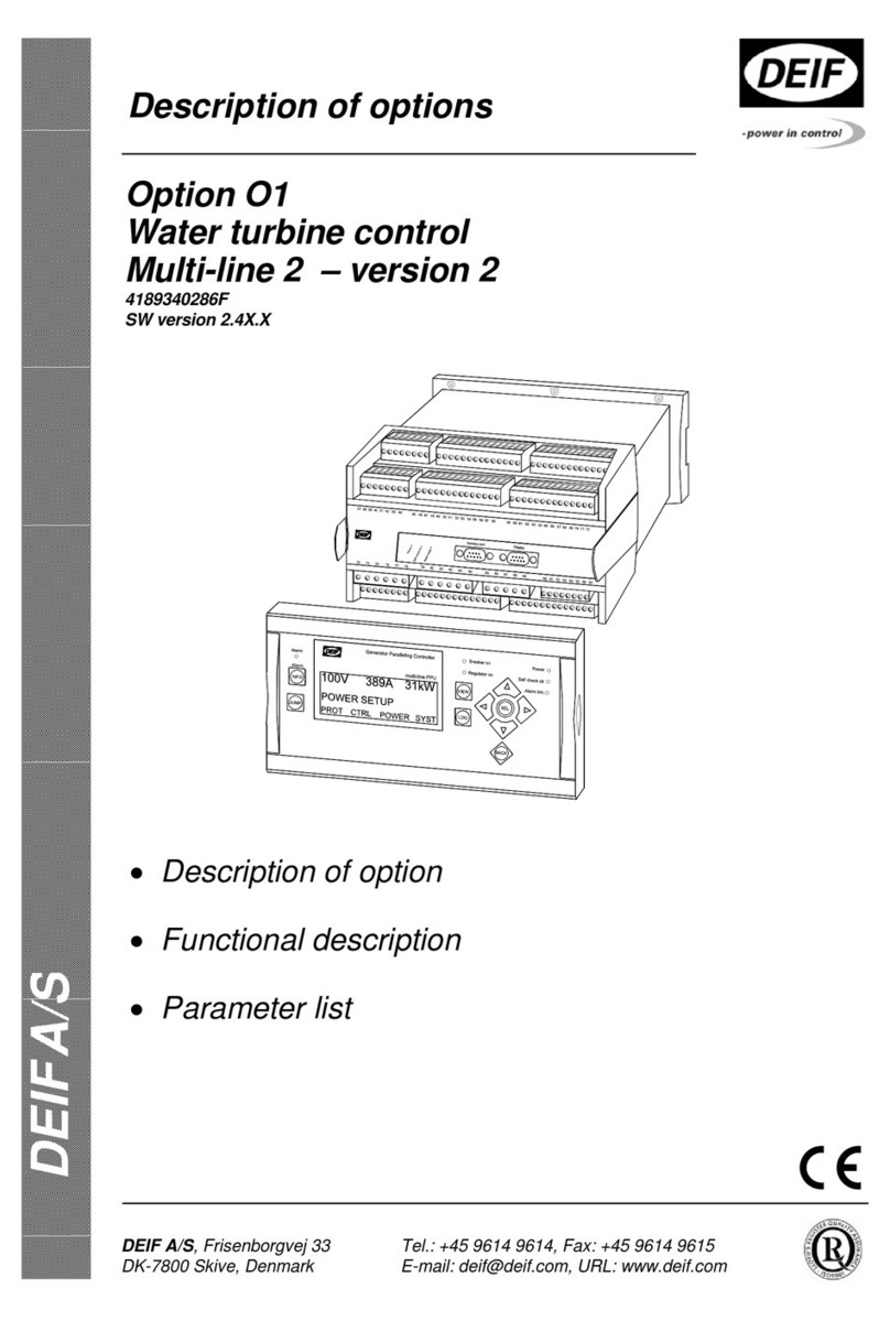 Deif Multi-line 2 User manual