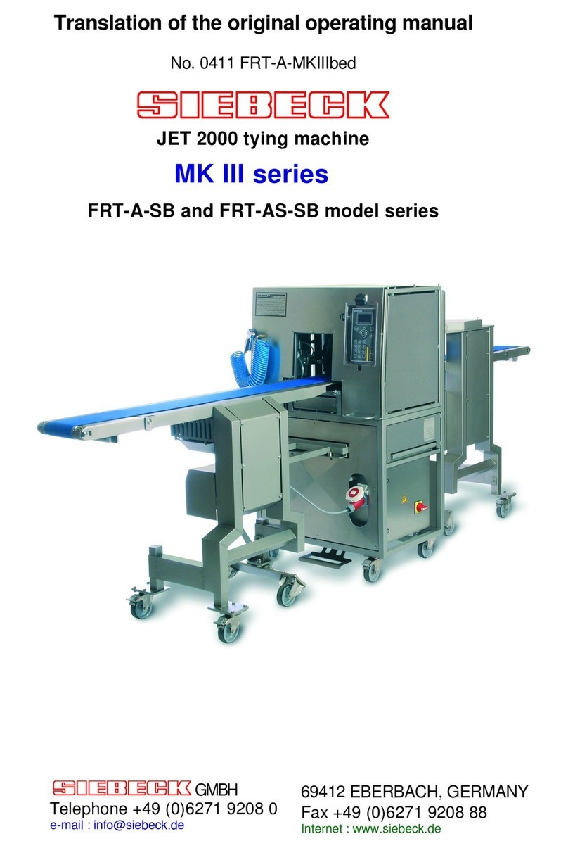 Siebeck MK III Series Translation of the original operating manual