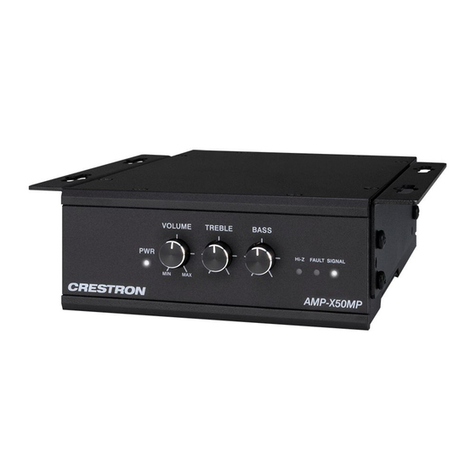 Crestron X Series User manual