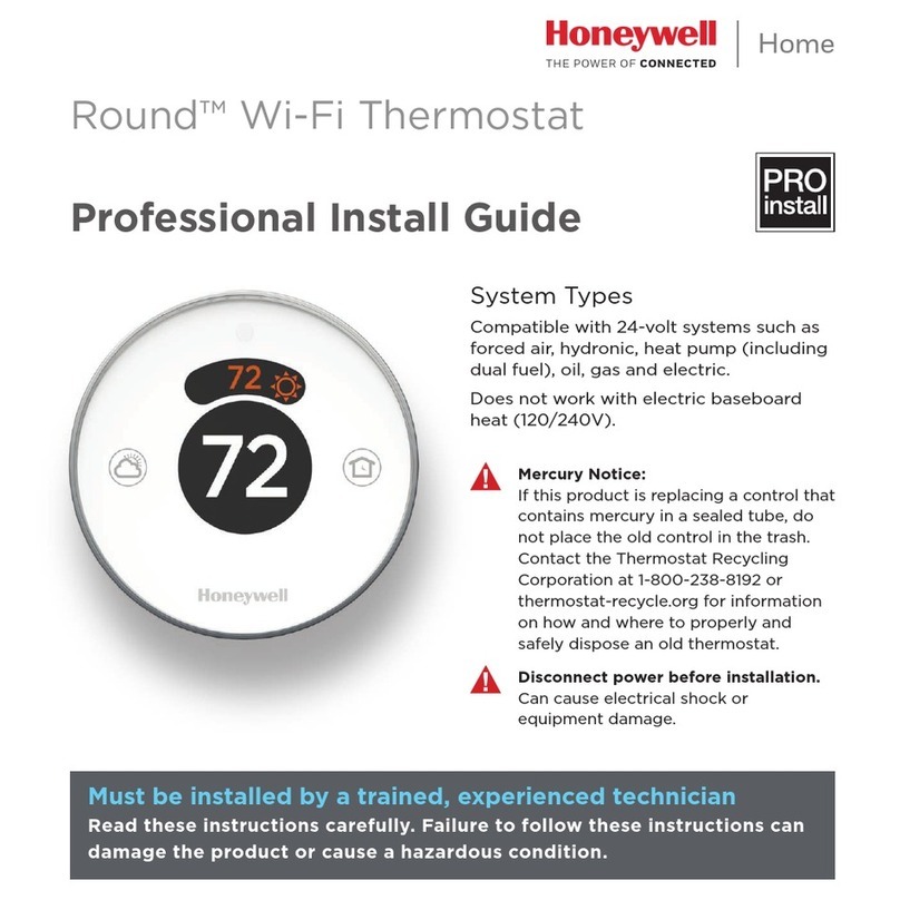 Honeywell Round User manual