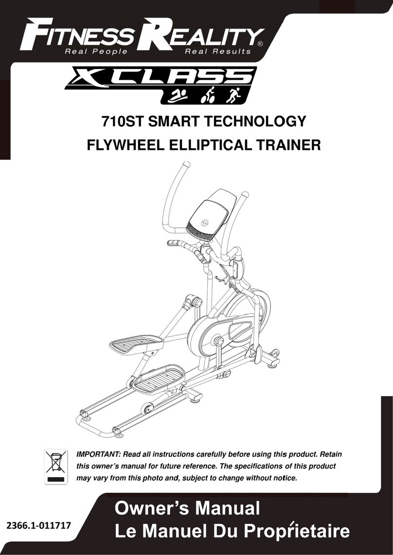 Fitness Reality X CLASS 710 ST User manual