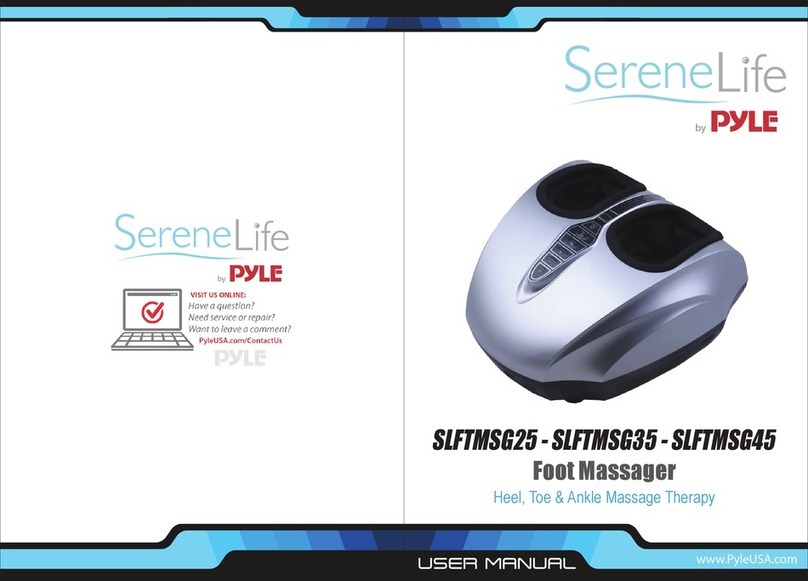 Pyle SerenaLife SLFTMSG25 User manual