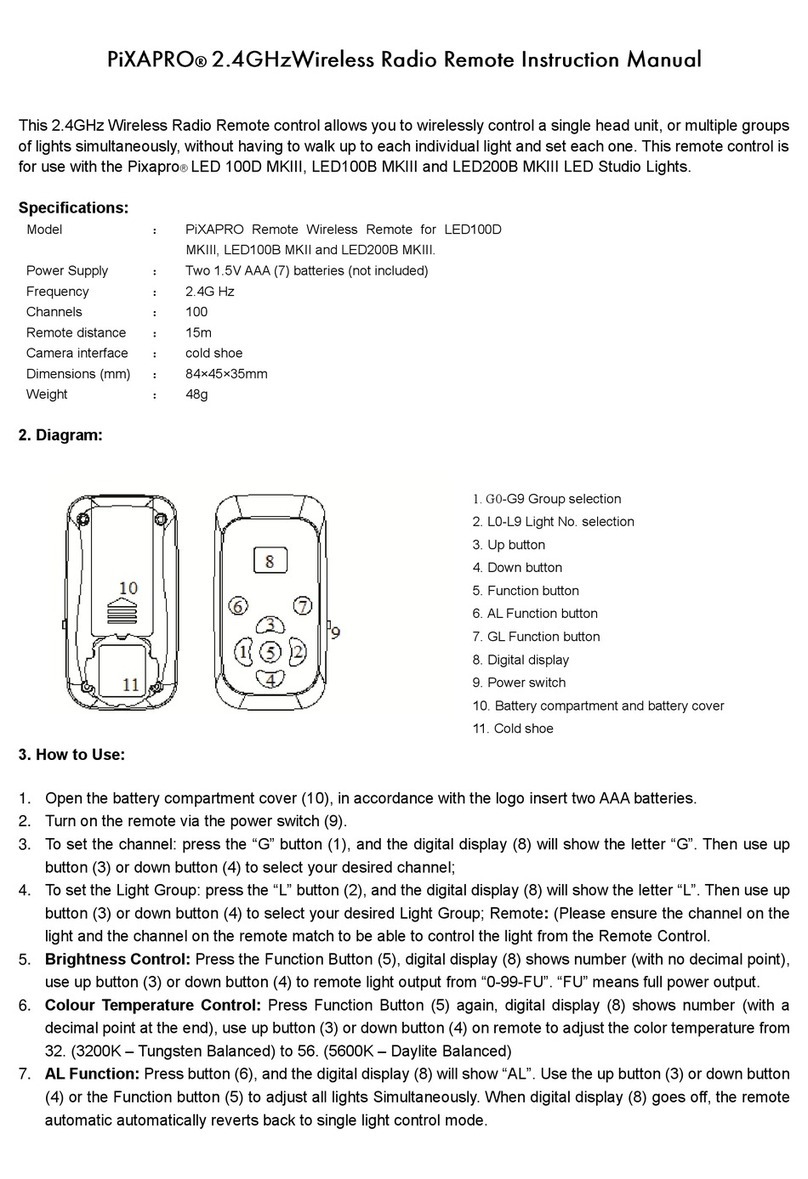 Pixapro M-060006 instruction manual