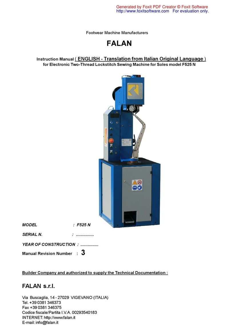 FALAN F525 N instruction manual