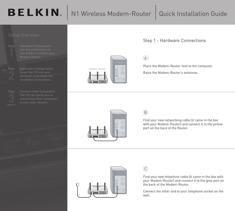 Belkin VISION N1 User manual