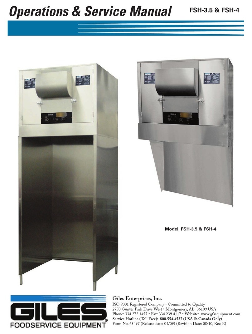 GILES FSH-3.5 Installation and operating instructions GILES FSH-3.5 Installation and operating instructions