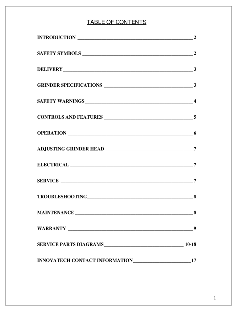 Innovatech Easy Edge Predator 850 Operator's manual