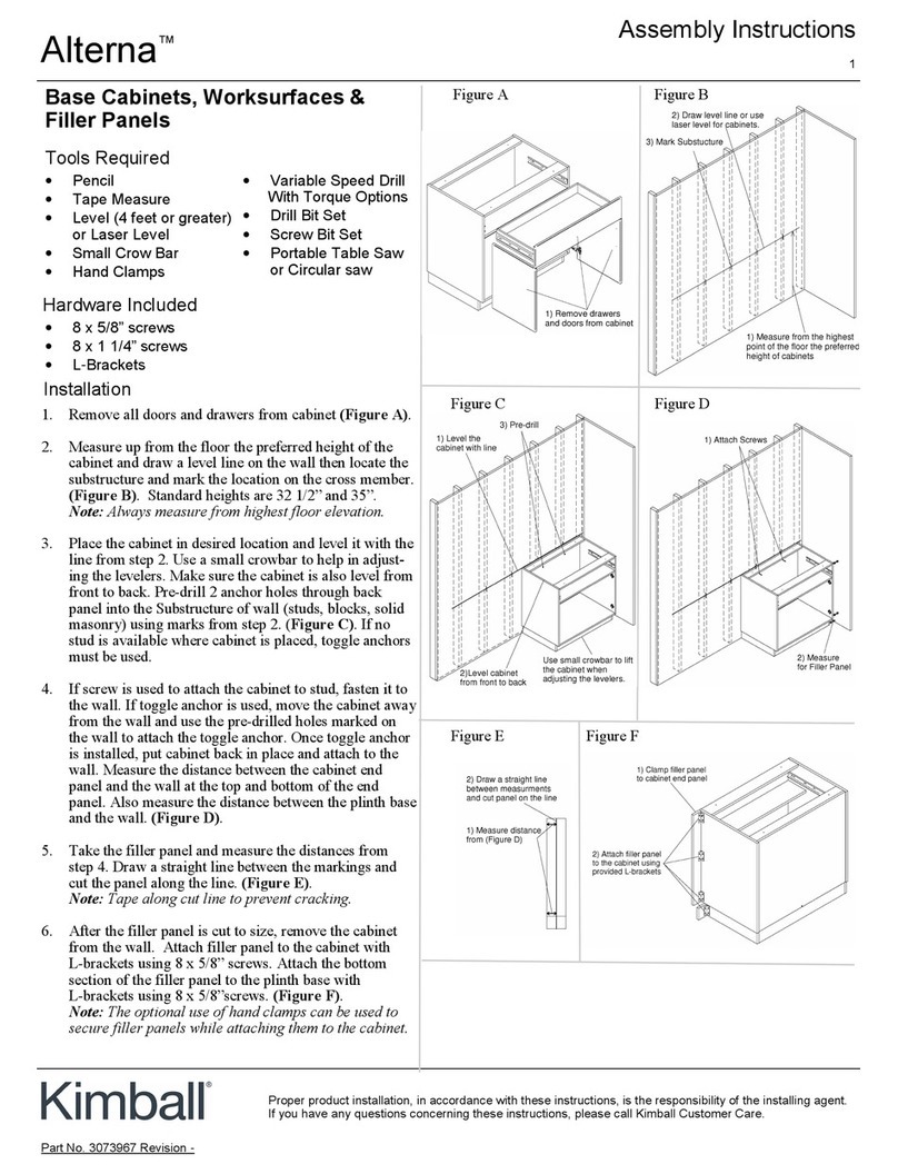Kimball Alterna User manual Kimball Alterna User manual