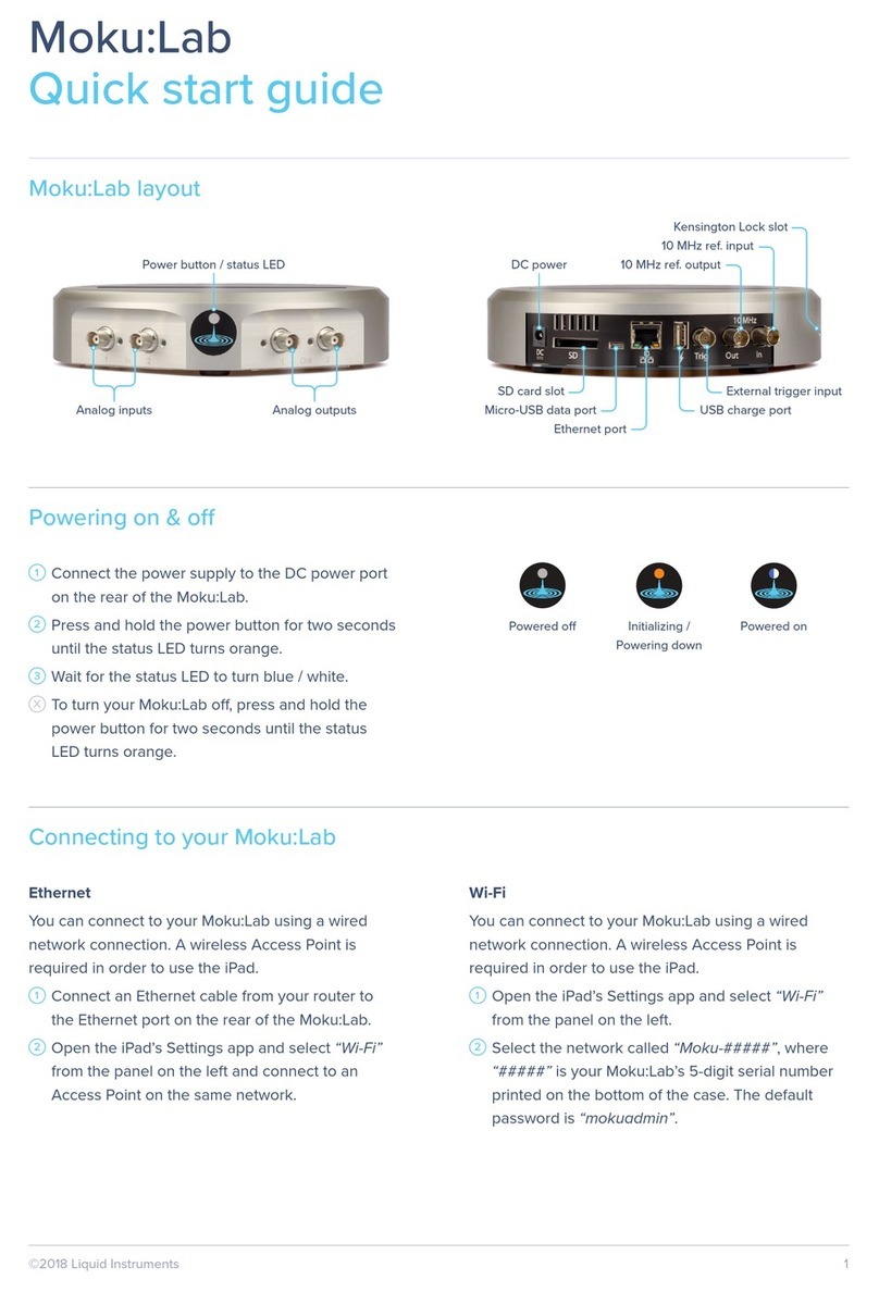 Liquid Instruments Moku:Lab User manual