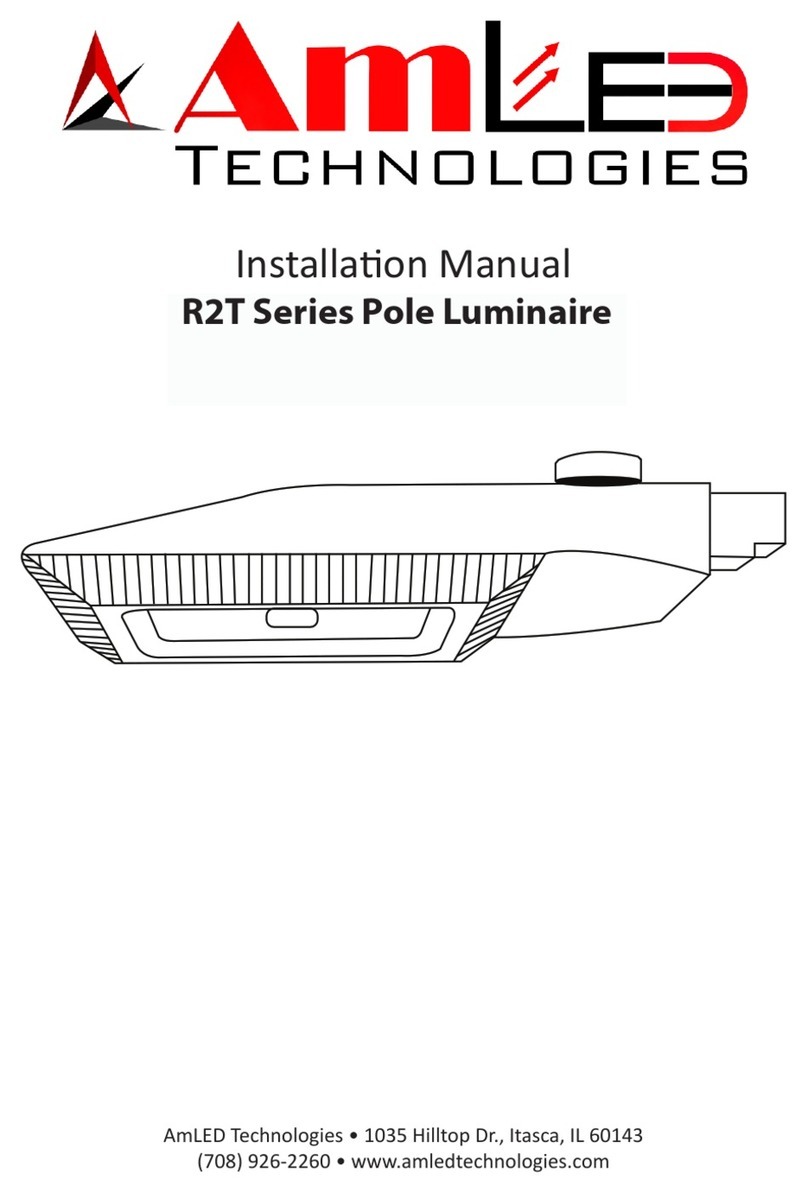 AmLed Technologies R2T Series installation manual