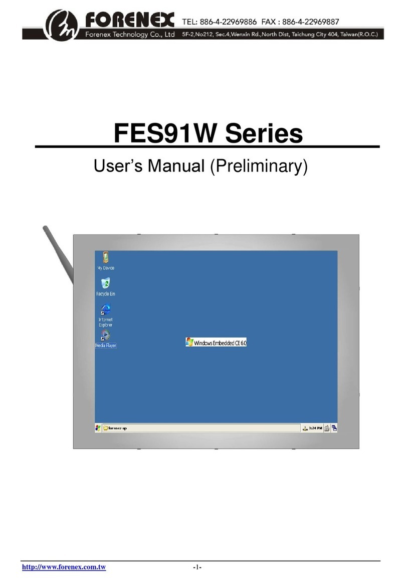 Forenex FES91W Series user manual
