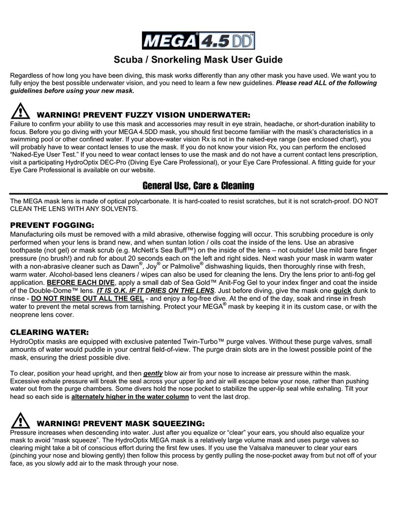 HydroOptix MEGA 4.5 DD user guide