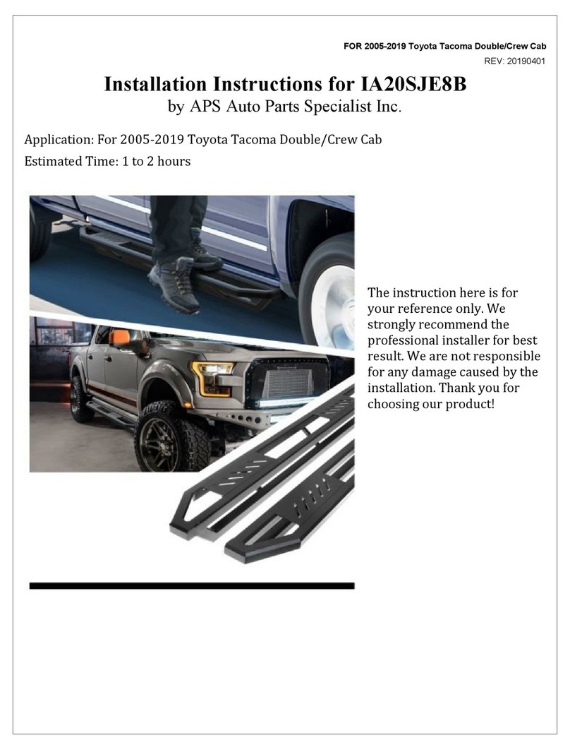 APS Auto Parts Specialist IA20SJE8B installation instructions