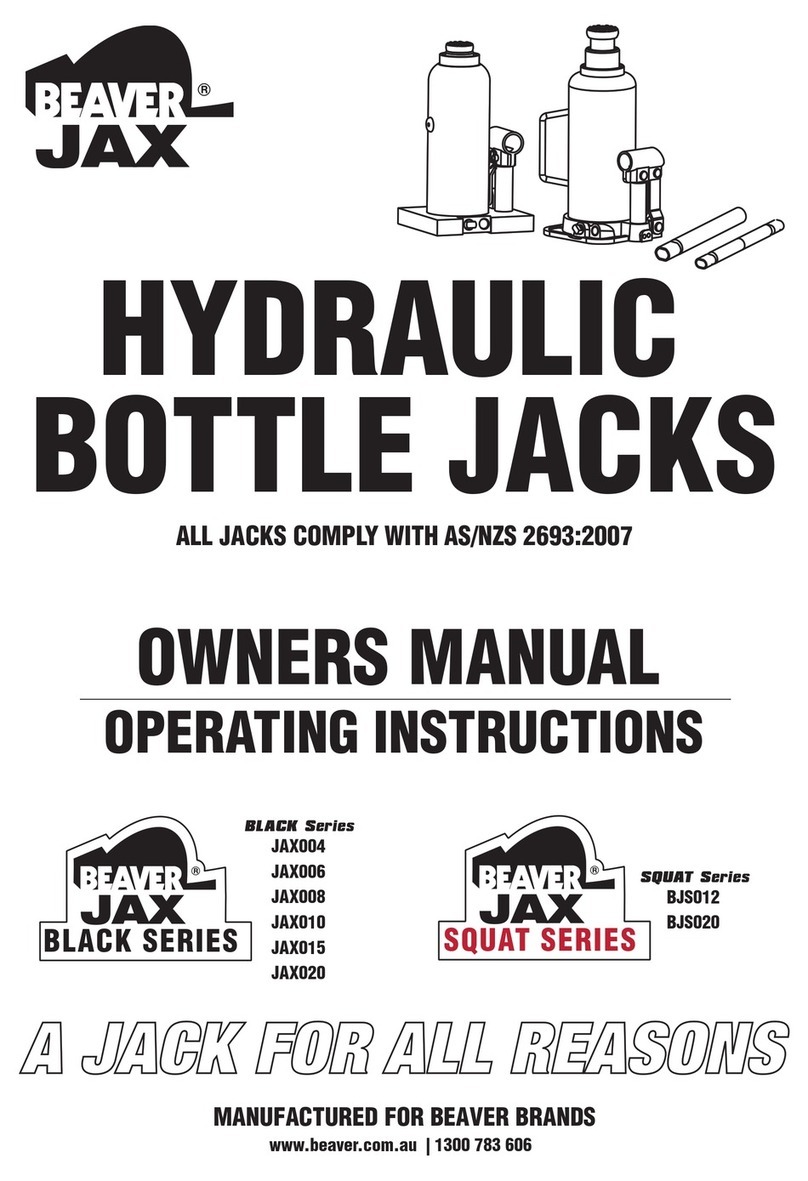 Beaver Jax BLACK Series owner's manual