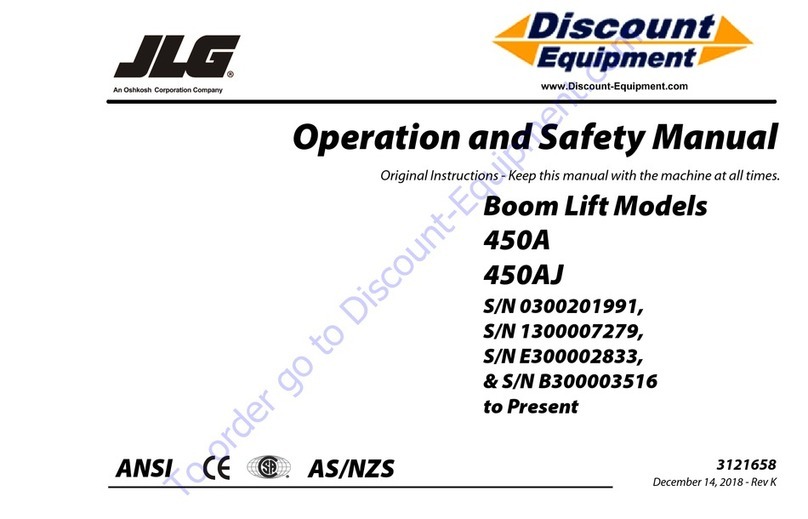JLG 450A Use and care manual
