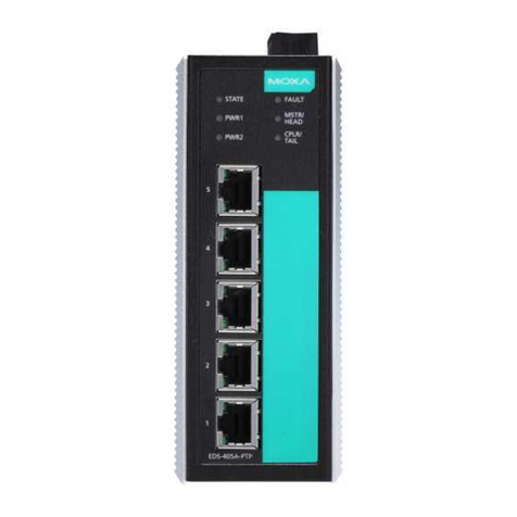 Moxa Technologies EtherDevice EDS-405A-PTP Series Manual Moxa Technologies EtherDevice EDS-405A-PTP Series Manual