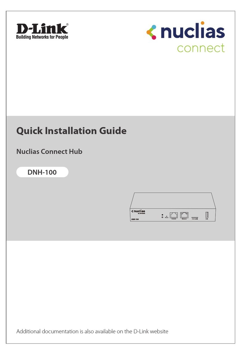 D-Link Nuclias DNH-100 User manual D-Link Nuclias DNH-100 User manual