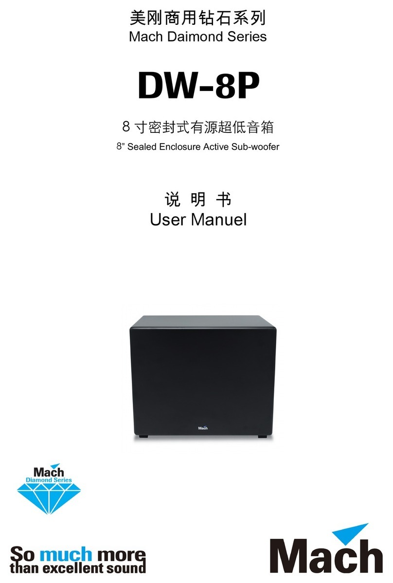 Mach Daimond Series User manual