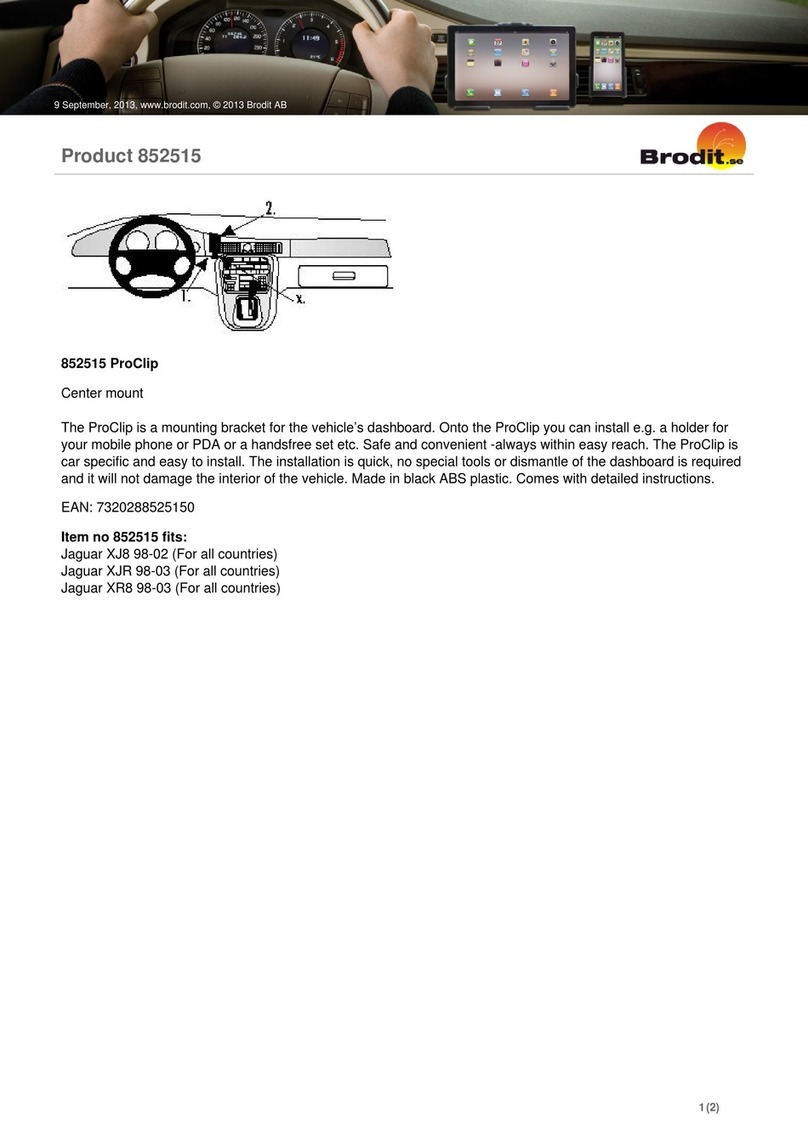 Brodit ProClip 852515 quick start guide