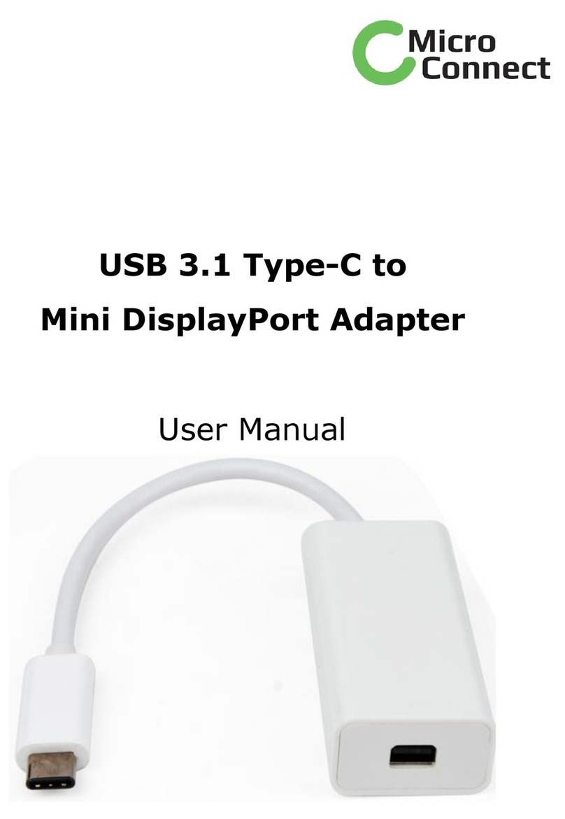 MicroConnect USB3.1CMDPW User manual