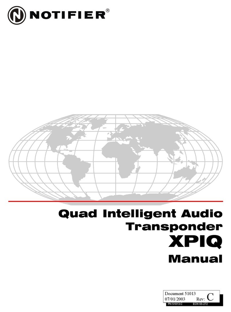 Notifier XPIQ manual